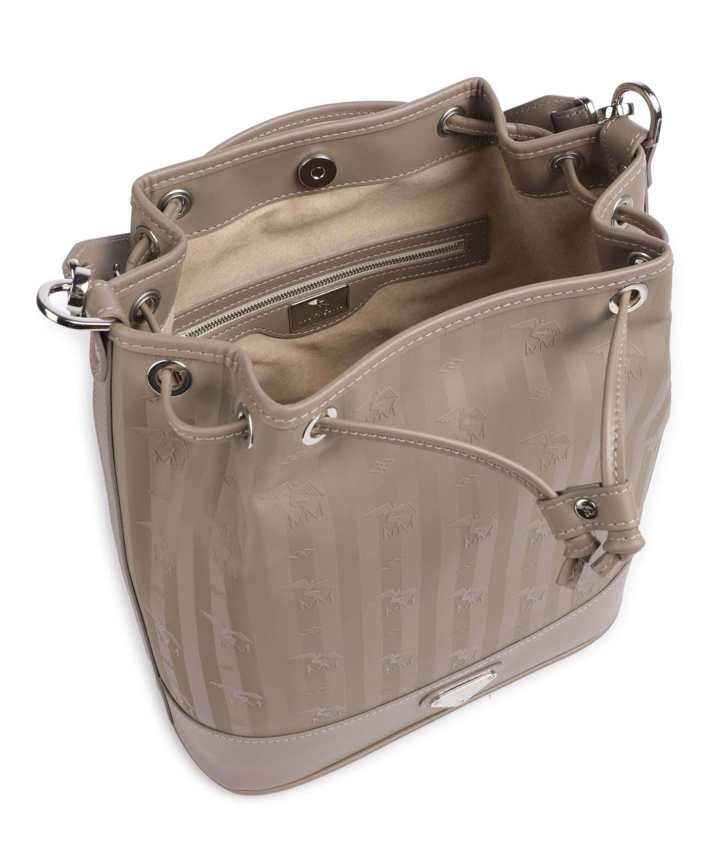 Maison Mollerus Vinerus Niesen Bucket bag taupe