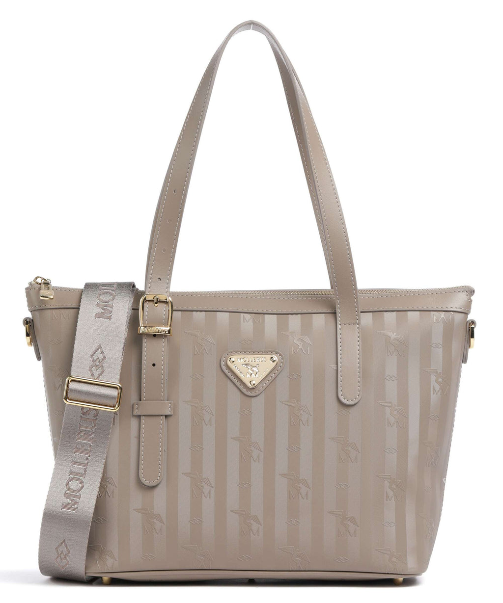 Maison Mollerus Vinerus Vallon Tote bag taupe grau