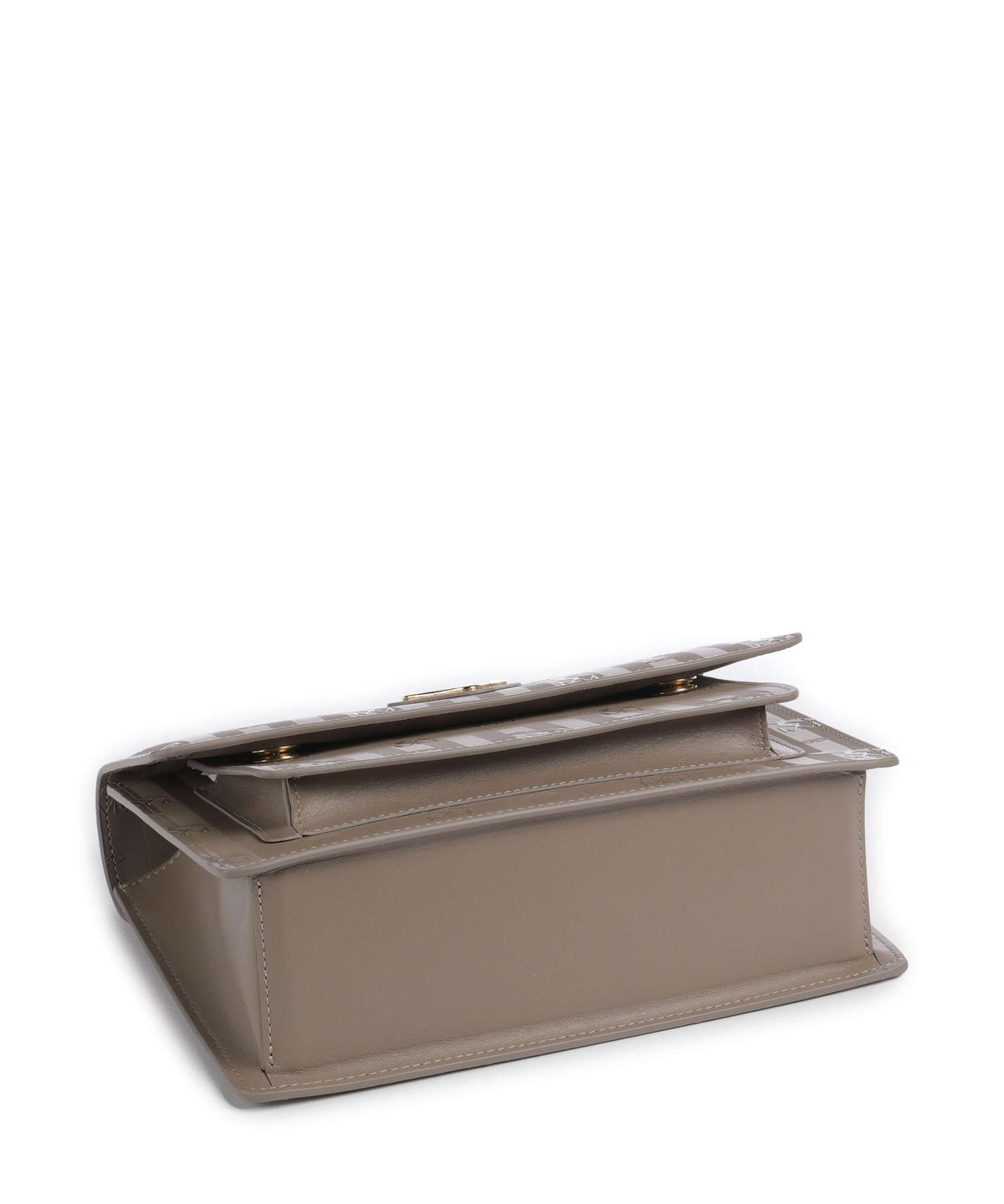 Maison Mollerus Vinerus Fey Crossbody bag taupe grau