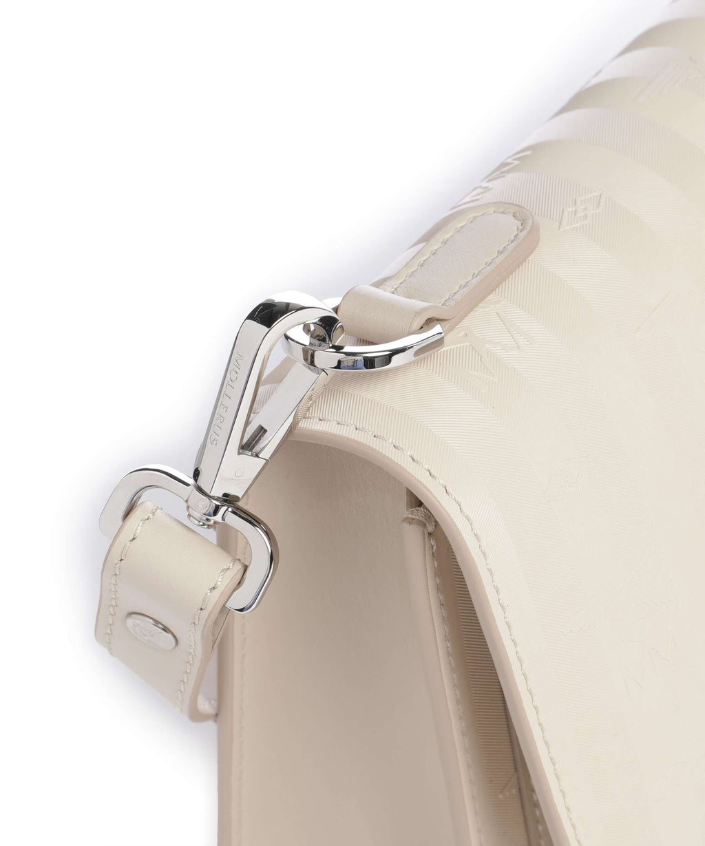 Maison Mollerus Vinerus Ursy Crossbody bag pearl weiss
