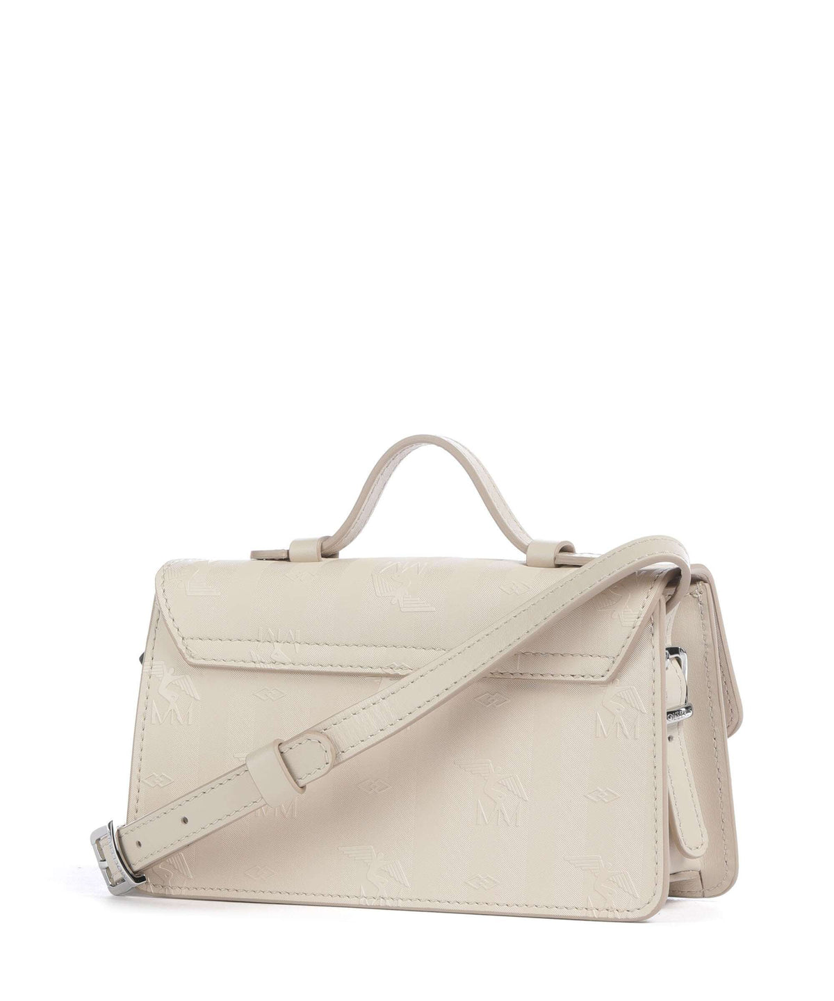 Maison Mollerus Vinerus Egg Crossbody bag pearl weiss