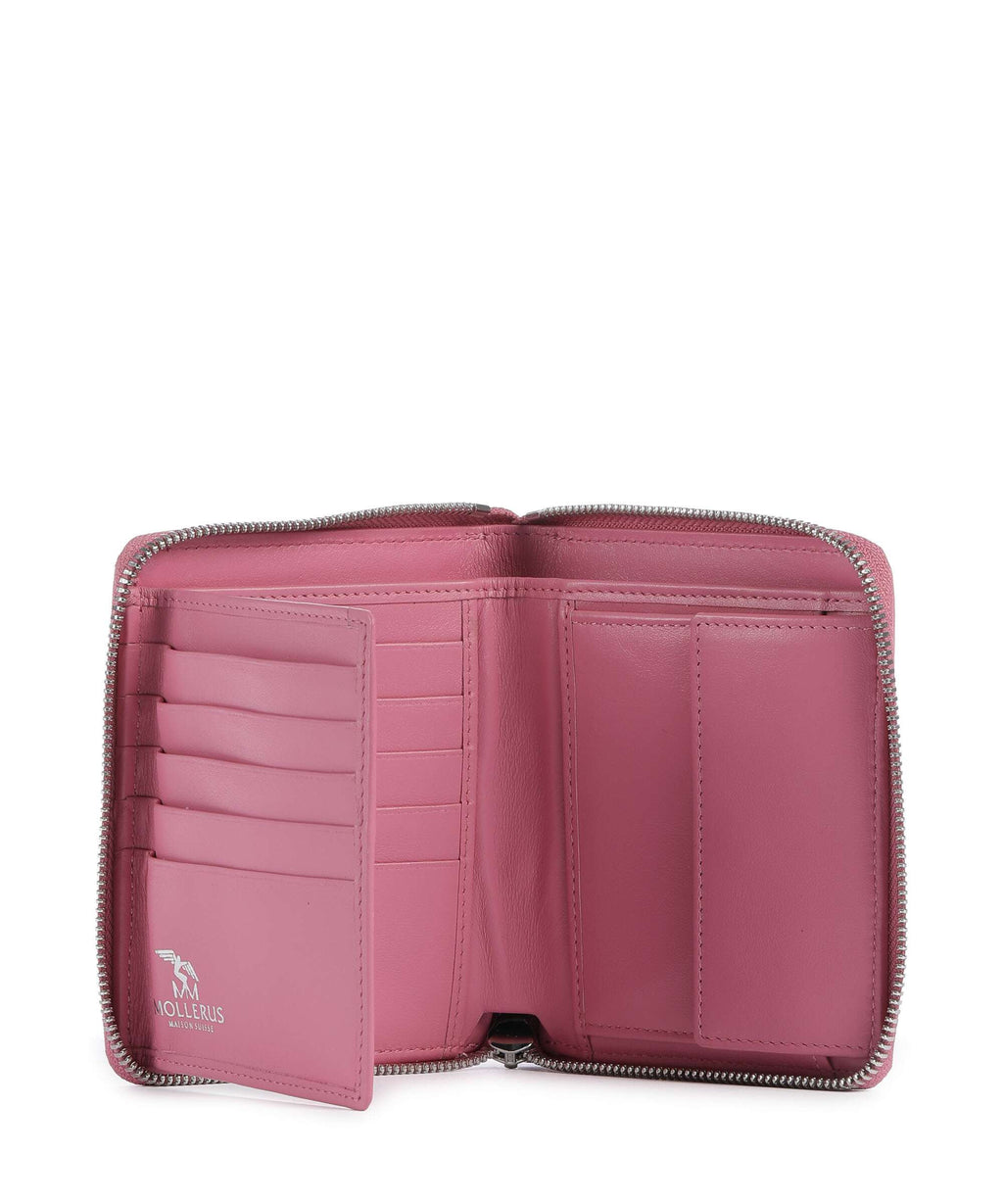 Maison Mollerus Vinerus Niederhorn Wallet bubble pink