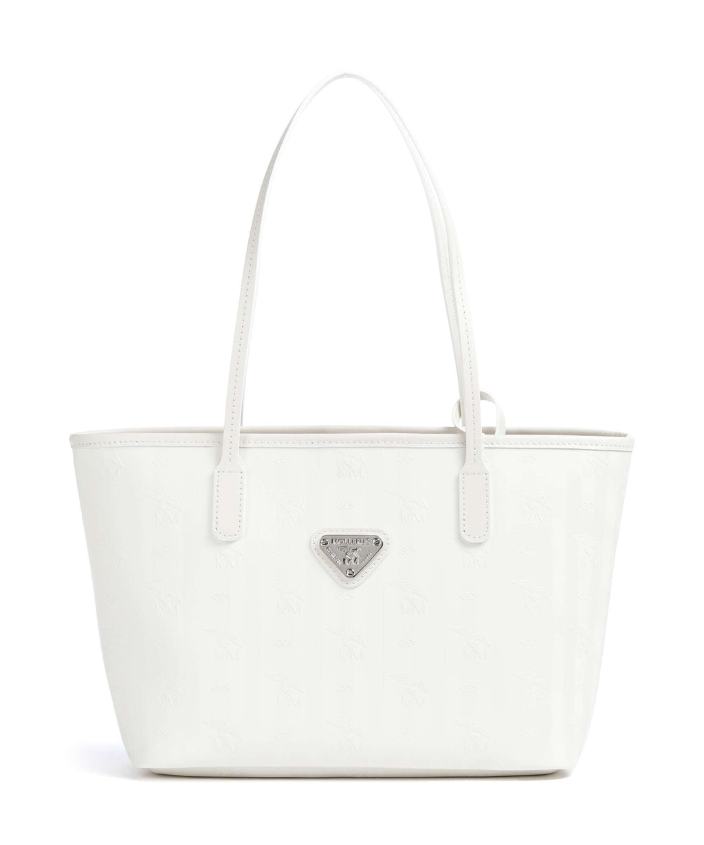 Maison Mollerus Vinerus Genf Tote bag snow weiss