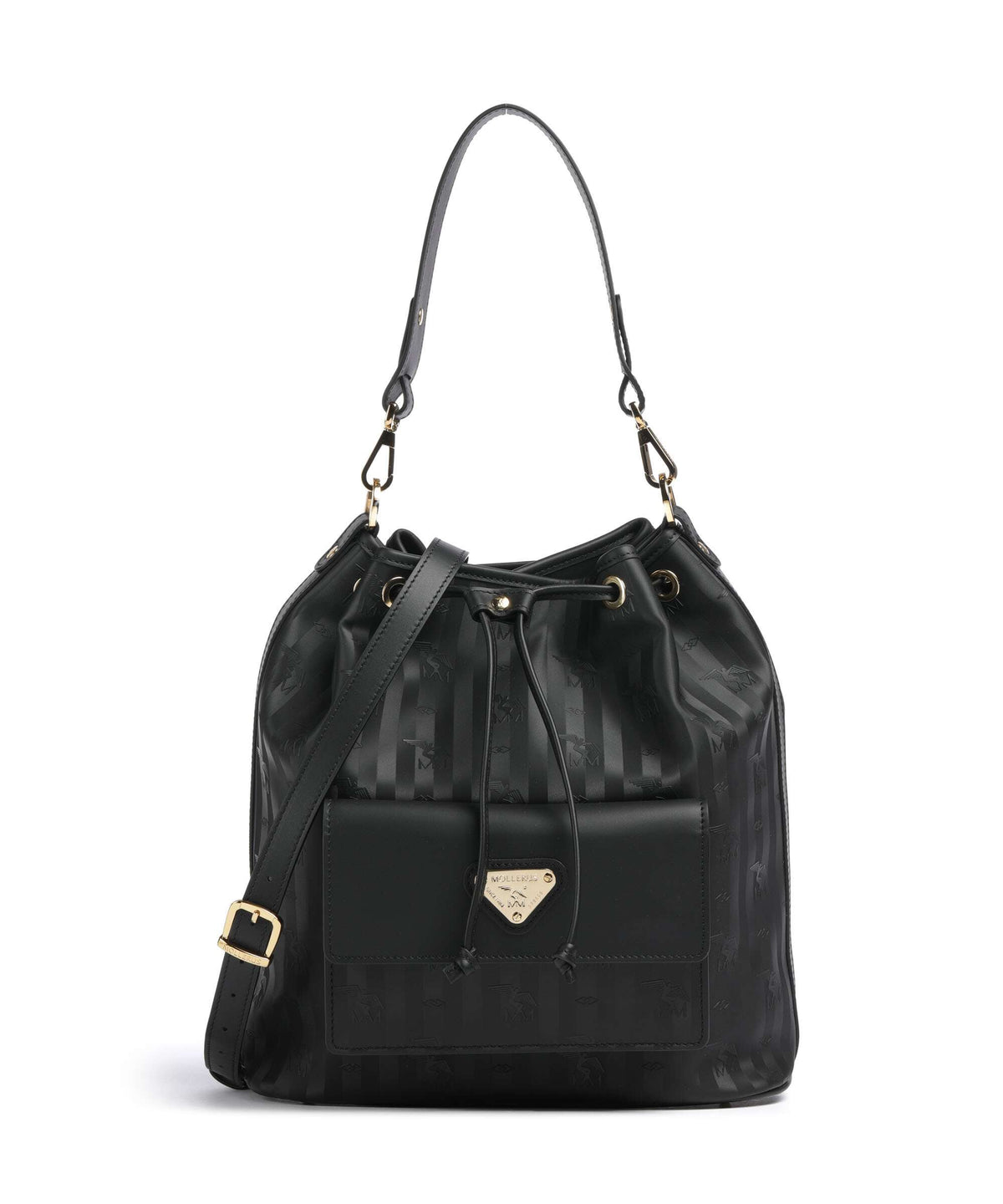 Maison Mollerus Vinerus Nyon Bucket bag classic schwarz