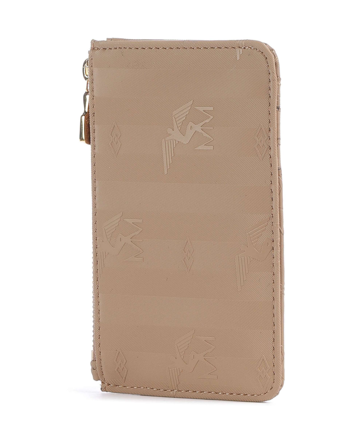 Maison Mollerus Vinerus Gy Credit card holder cappuccino beige