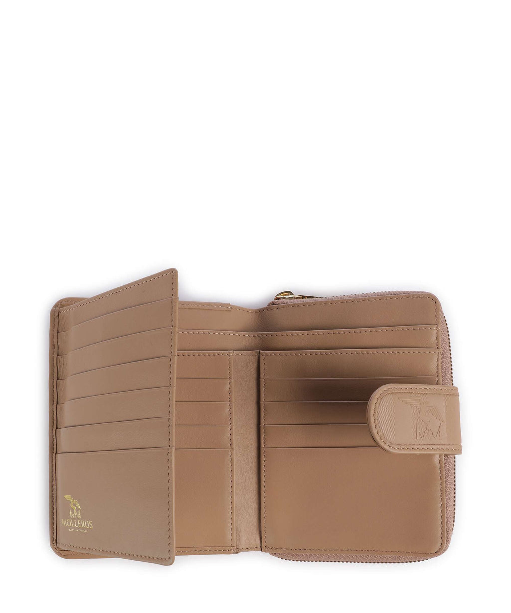 Maison Mollerus Vinerus Saentis Wallet cappuccino beige