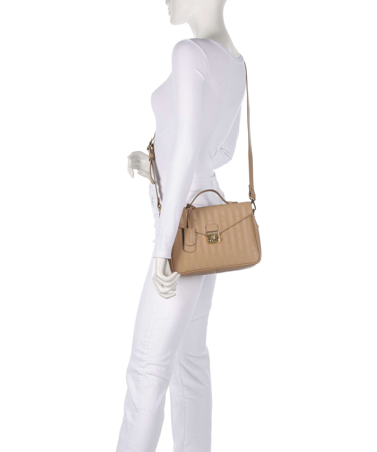 Maison Mollerus Vinerus Marly Crossbody bag cappuccino beige
