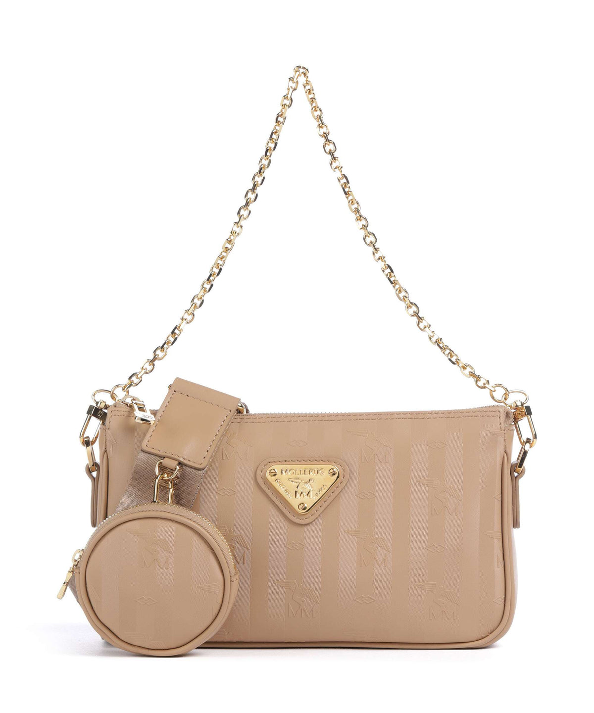 Maison Mollerus Vinerus Zell Shoulder bag cappuccino beige