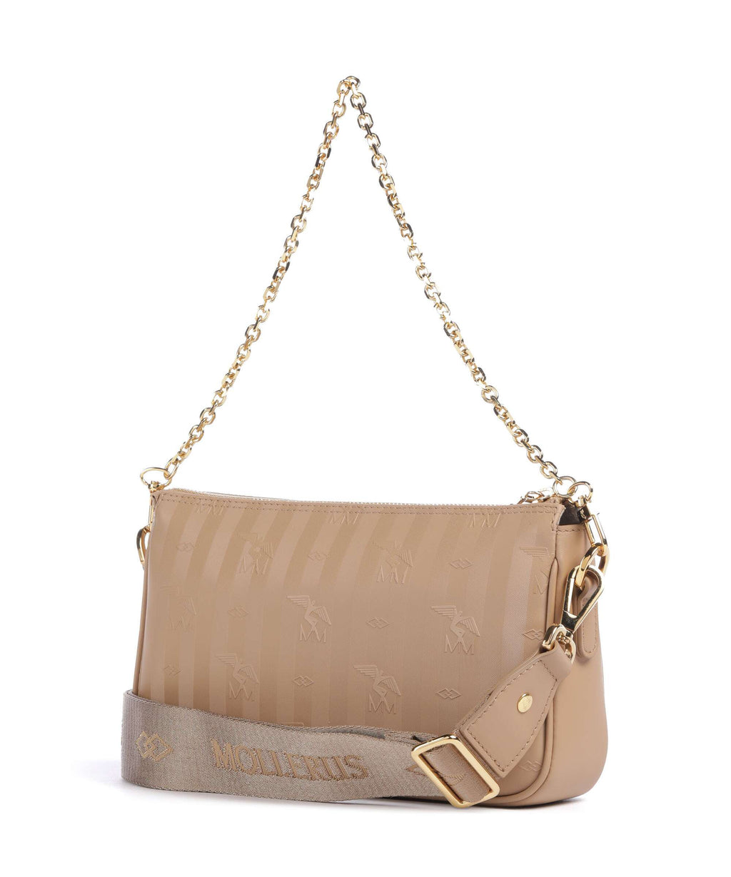 Maison Mollerus Vinerus Zell Shoulder bag cappuccino beige