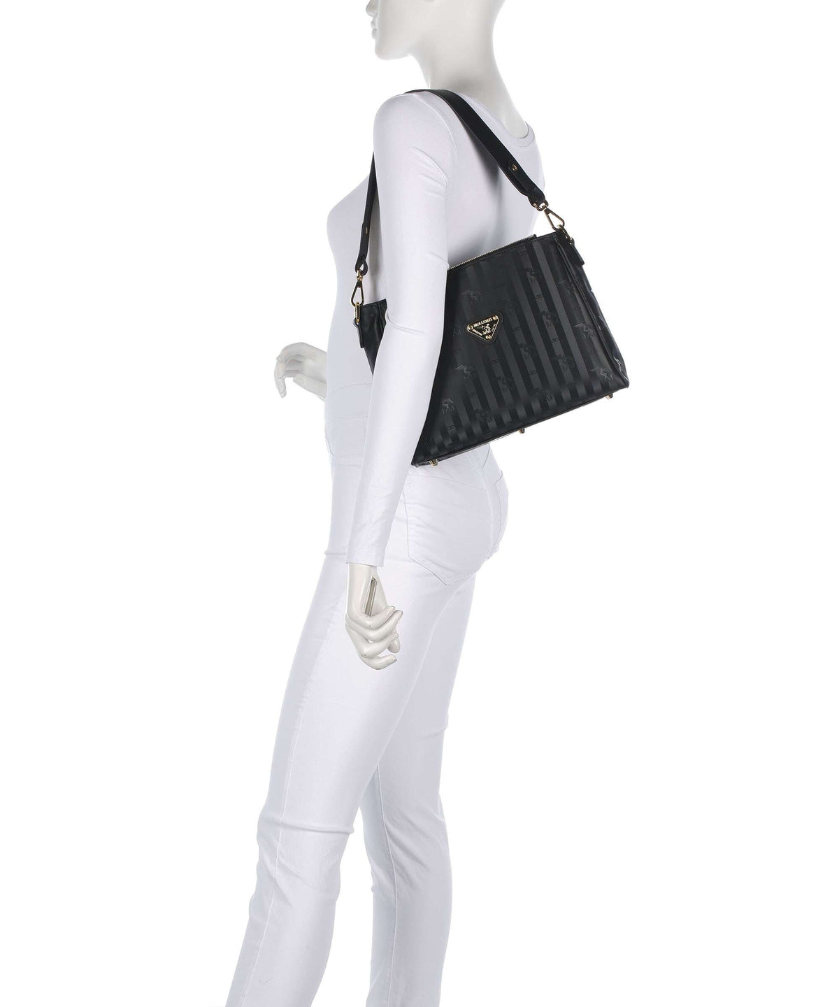 Maison Mollerus Vinerus Nods Shoulder bag schwarz