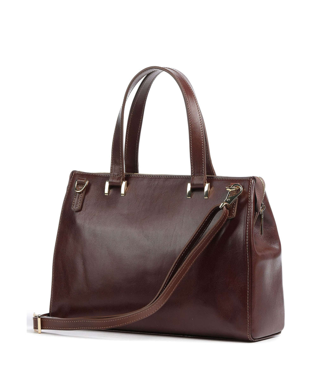 Giudi Crown Handbag brown