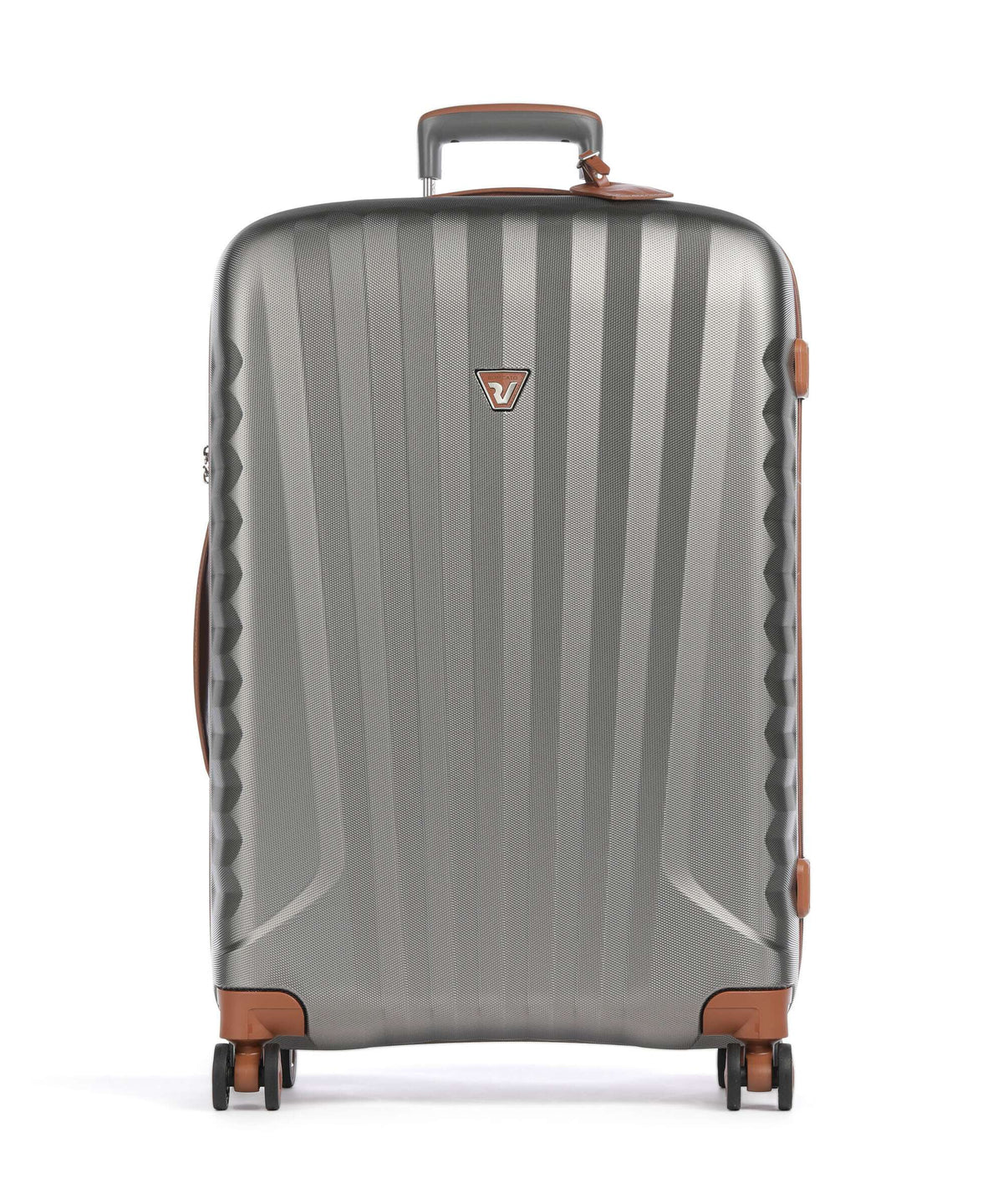 Roncato E-Lite Spinner (4 wheels) titanio/cognac