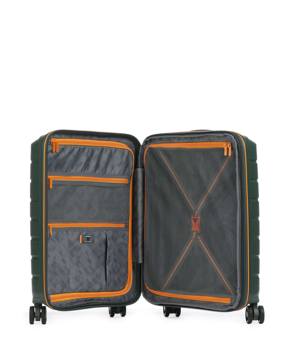 Roncato B-Flying Move Spinner (4 wheels) verde mimetico