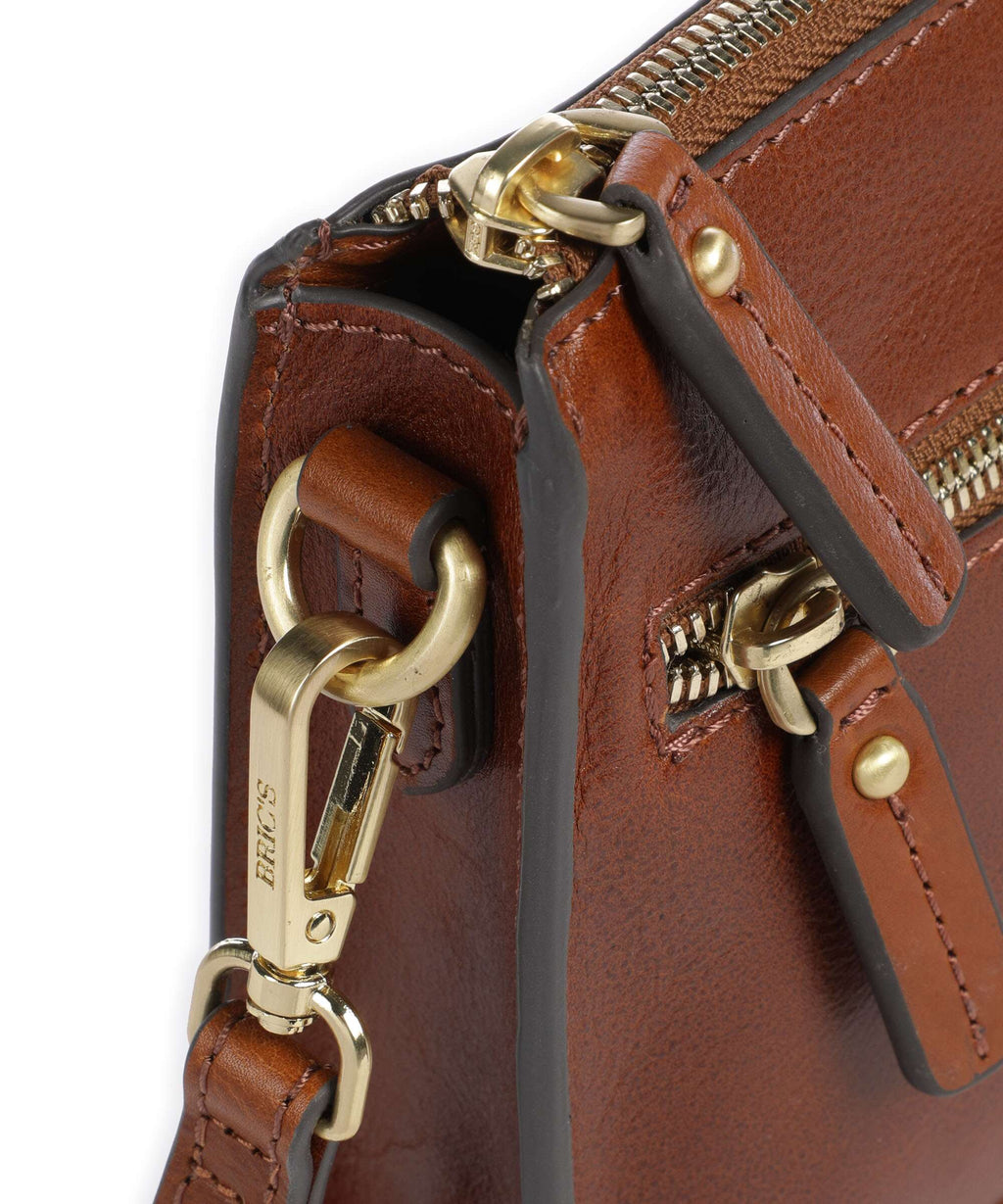 Brics Volterra S Crossbody bag tobacco