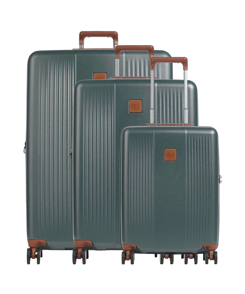 Brics Ferrara Suitcase set (4 wheels) green