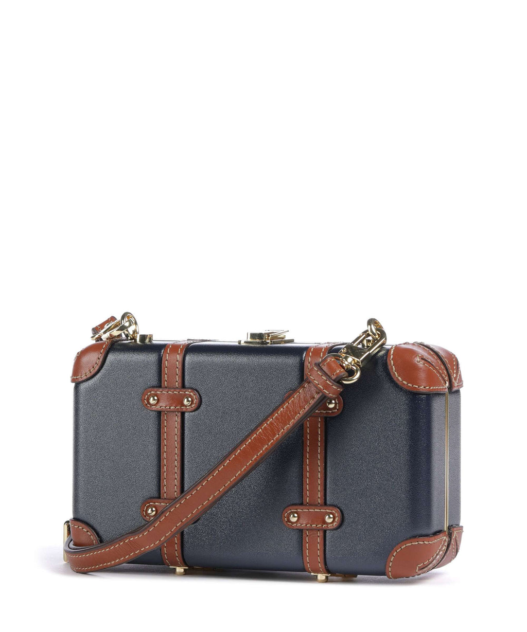 Brics Bellagio Crossbody bag blue/tan