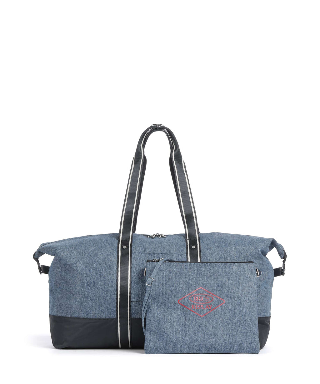 Brics Replay Large Travel bag light denim