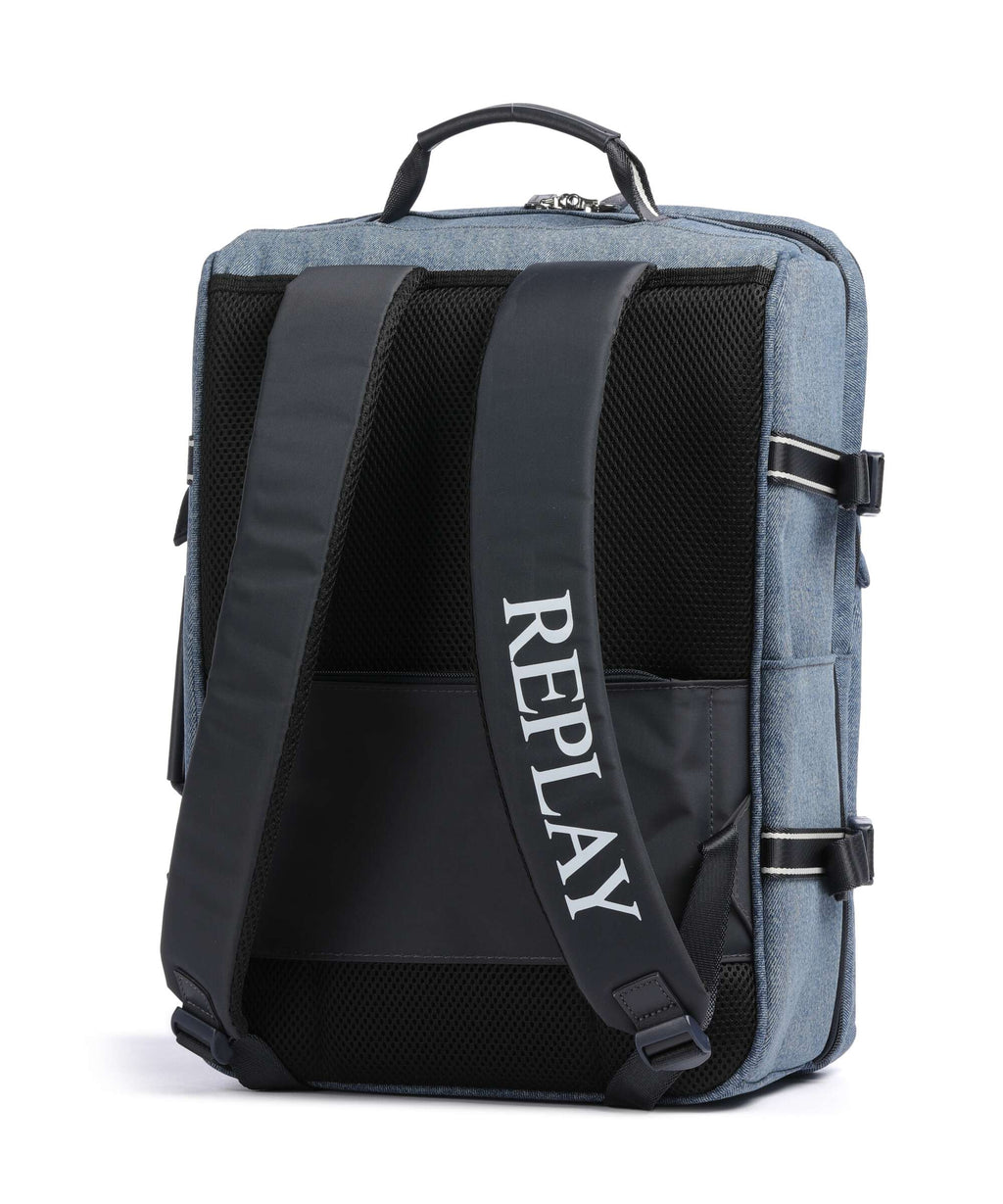 Brics Replay Travel backpack light denim