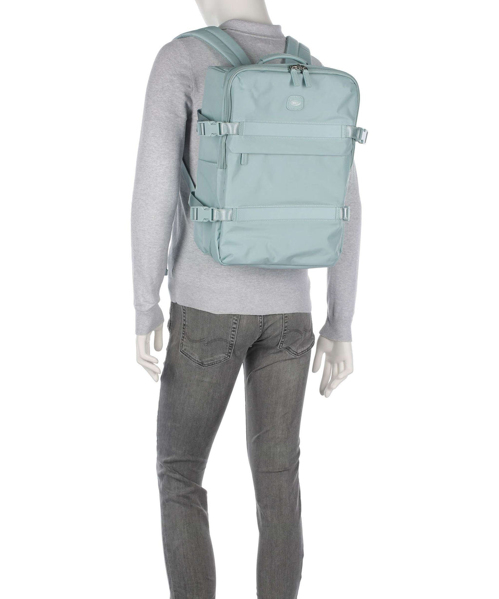 Brics Positano Soft Travel backpack light blue
