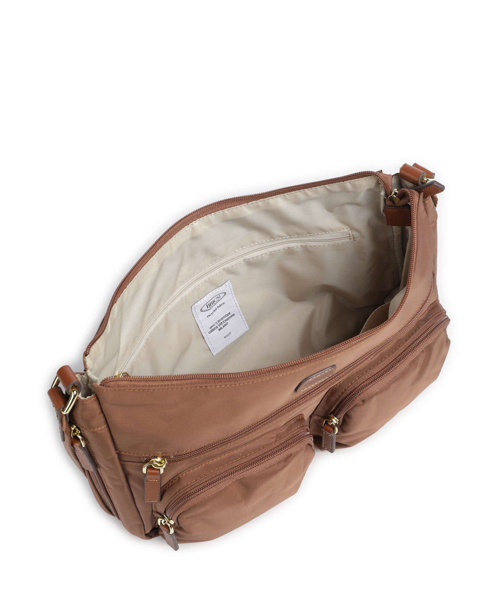 Brics X-Collection Crossbody bag brownie