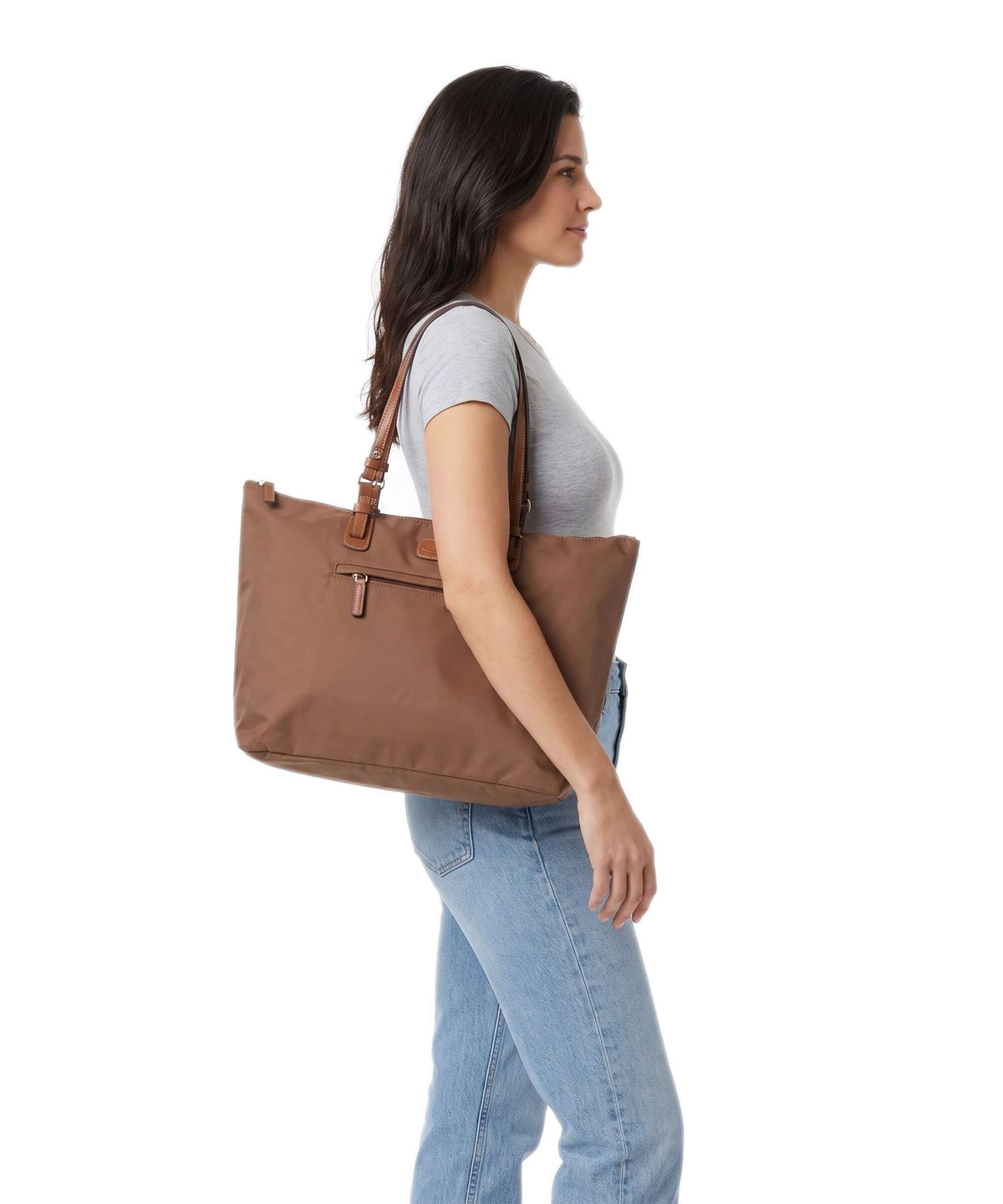 Brics X-Collection L Tote bag brownie