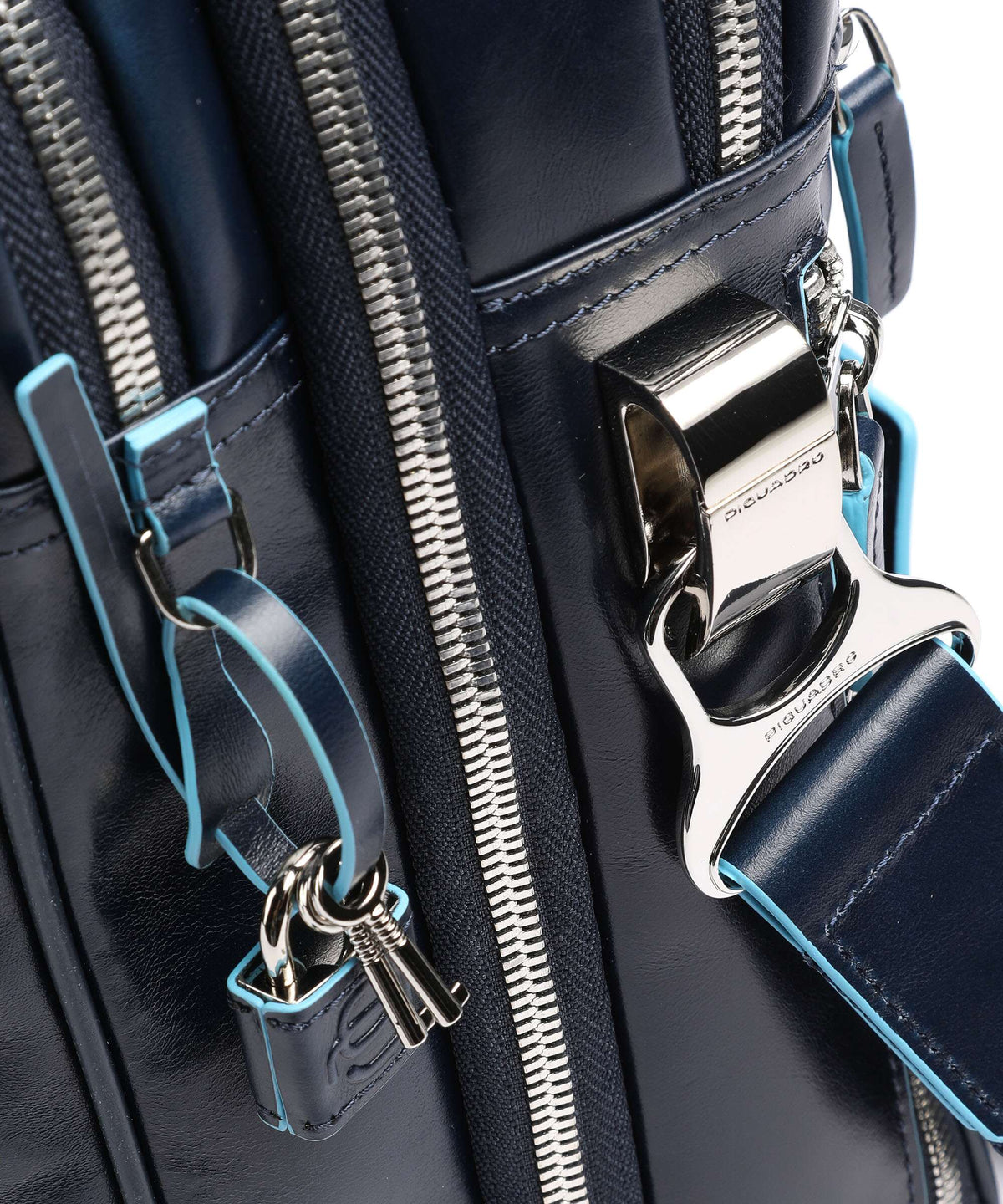 Piquadro Blue Square Briefcase blu