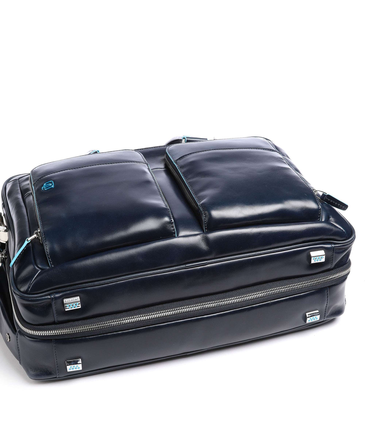 Piquadro Blue Square Briefcase blu
