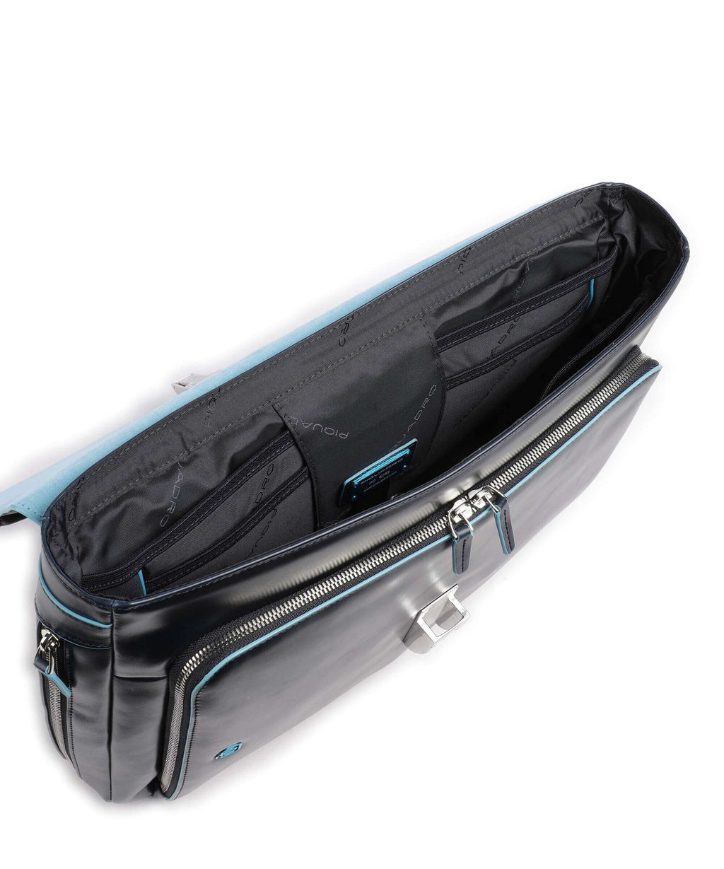 Piquadro Blue Square Briefcase blu