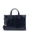 Piquadro Blue Square Briefcase blu