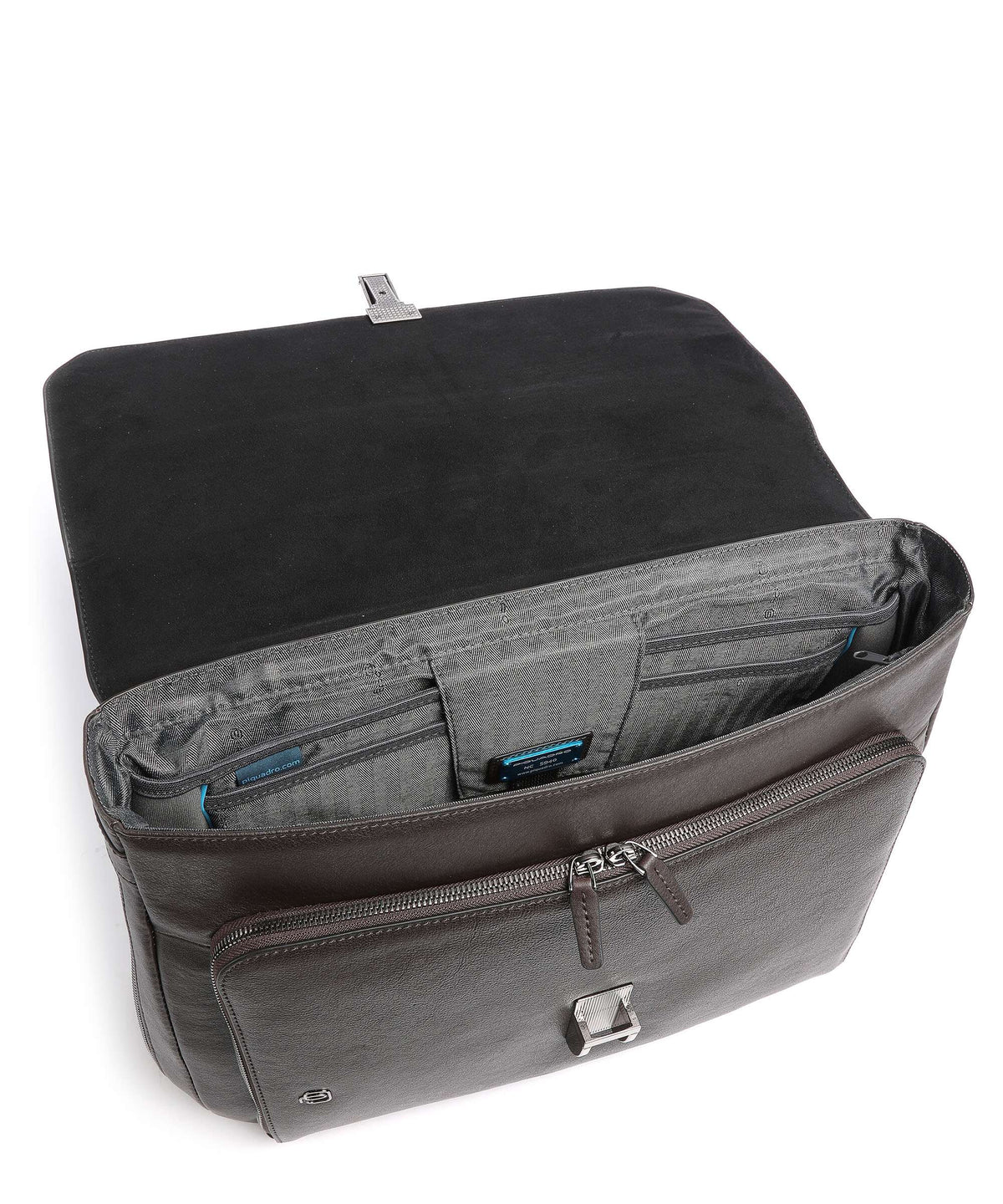 Piquadro Black Square Briefcase testa di moro