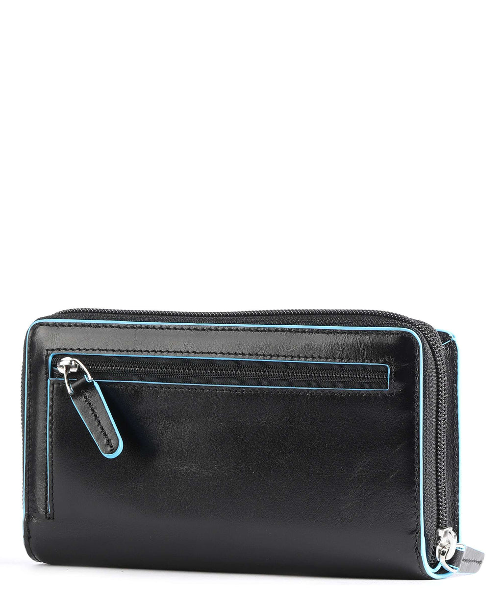 Piquadro Blue Square Wallet black