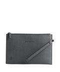 Piquadro Black Square Wristlet blue ocean