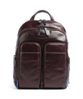 Piquadro Blue Square Revamp Laptop backpack mahogany