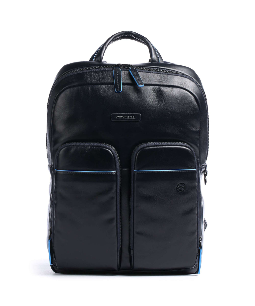 Piquadro Blue Square Revamp Laptop backpack blue