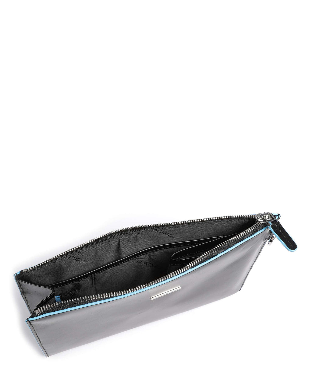 Piquadro Blue Square Wristlet black