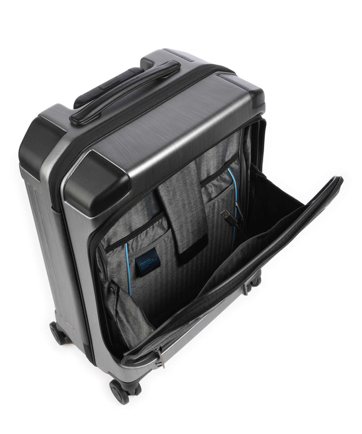 Piquadro PQ-Light Premium Spinner (4 wheels) grey/black