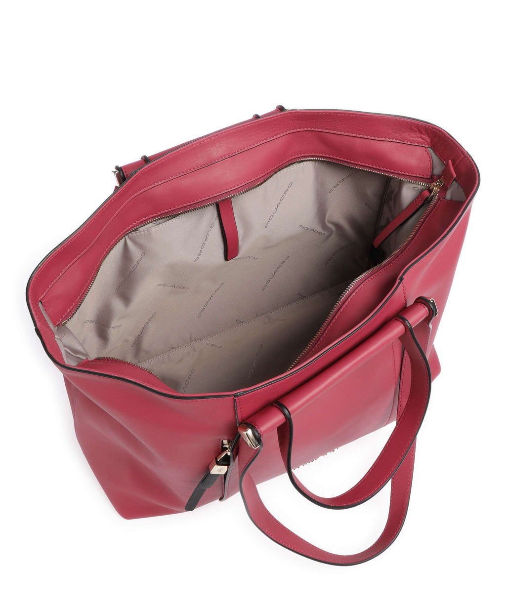 Piquadro Circle Tote bag rosso