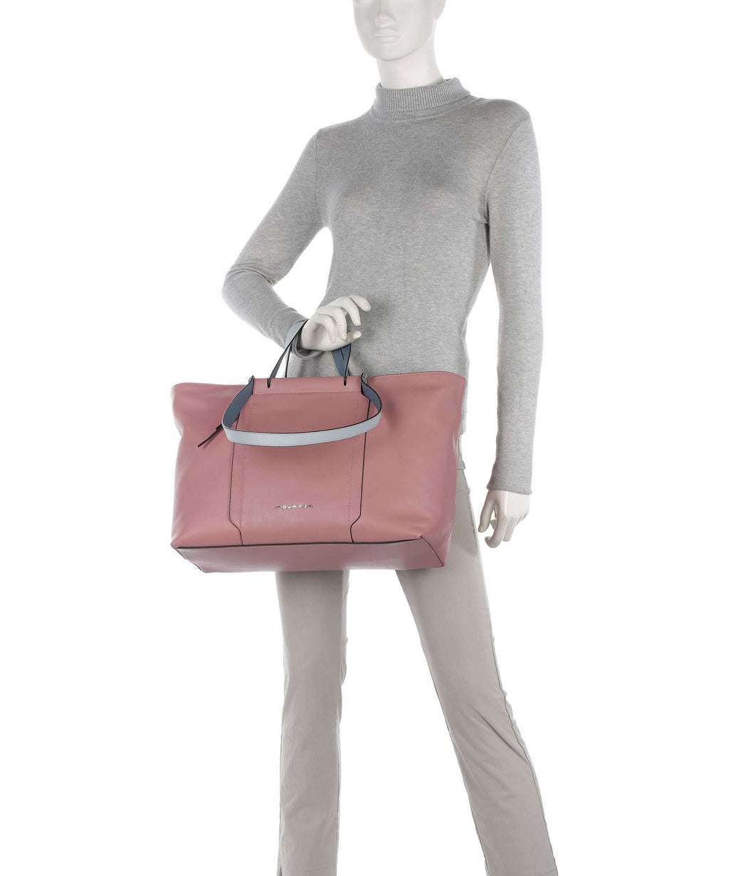 Piquadro Circle Tote bag rosa grigio