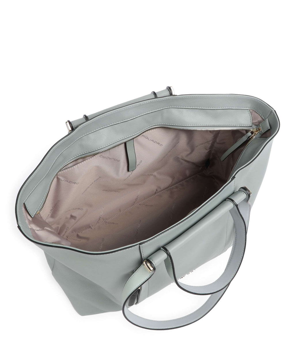 Piquadro Circle Tote bag verde menta