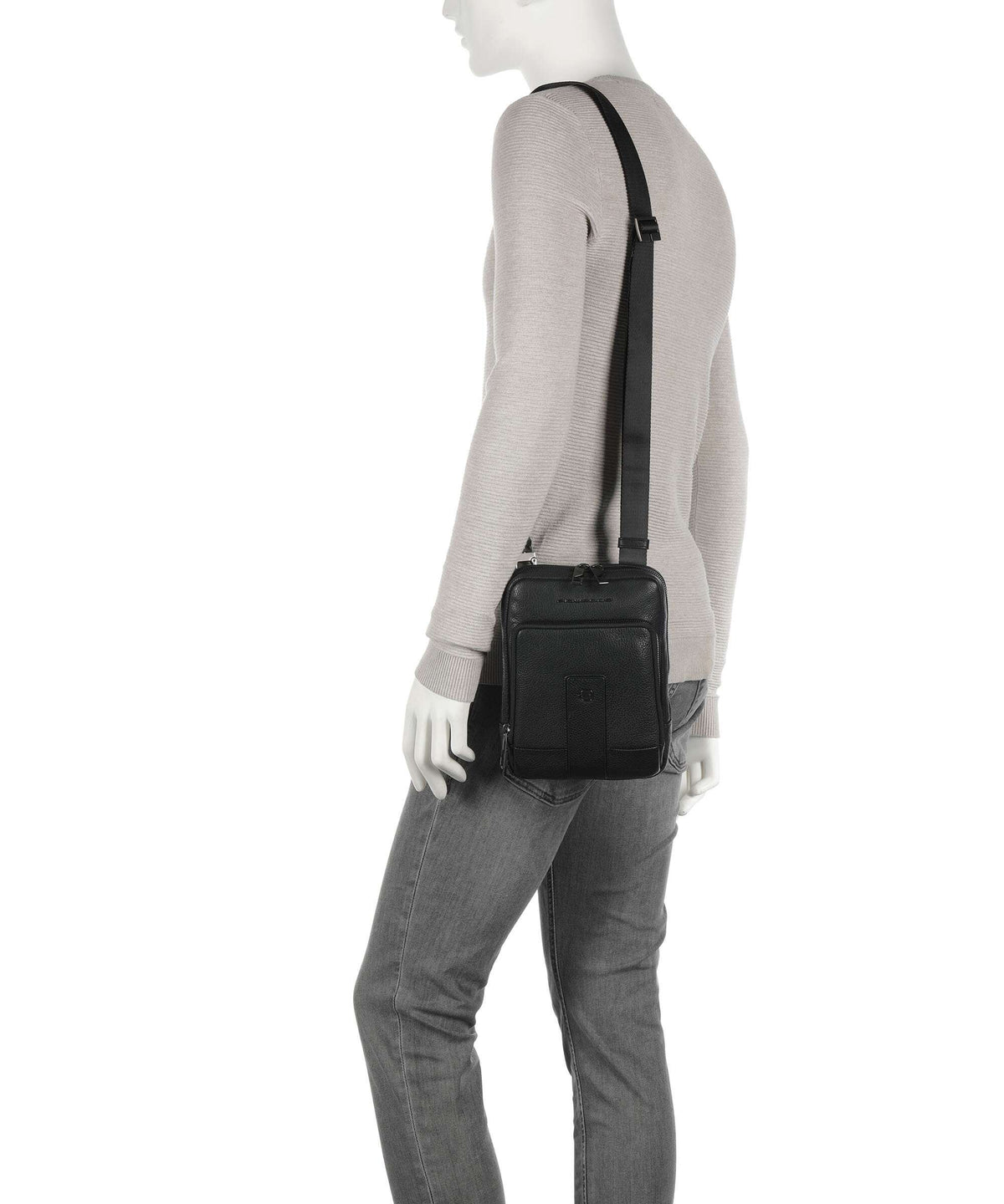 Piquadro Carl Crossbody bag nero