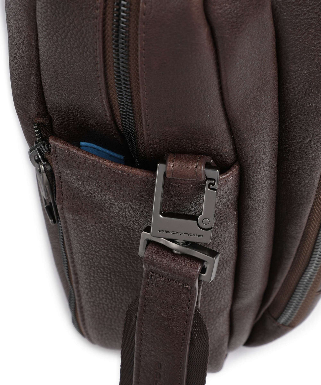 Piquadro Carl 13 Briefcase testa di moro