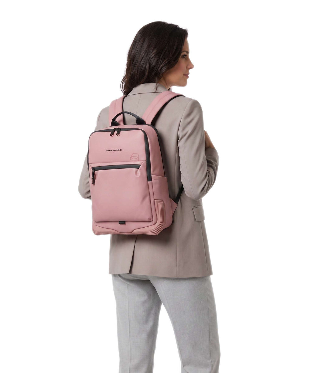 Piquadro Corner 2.0 Backpack pink