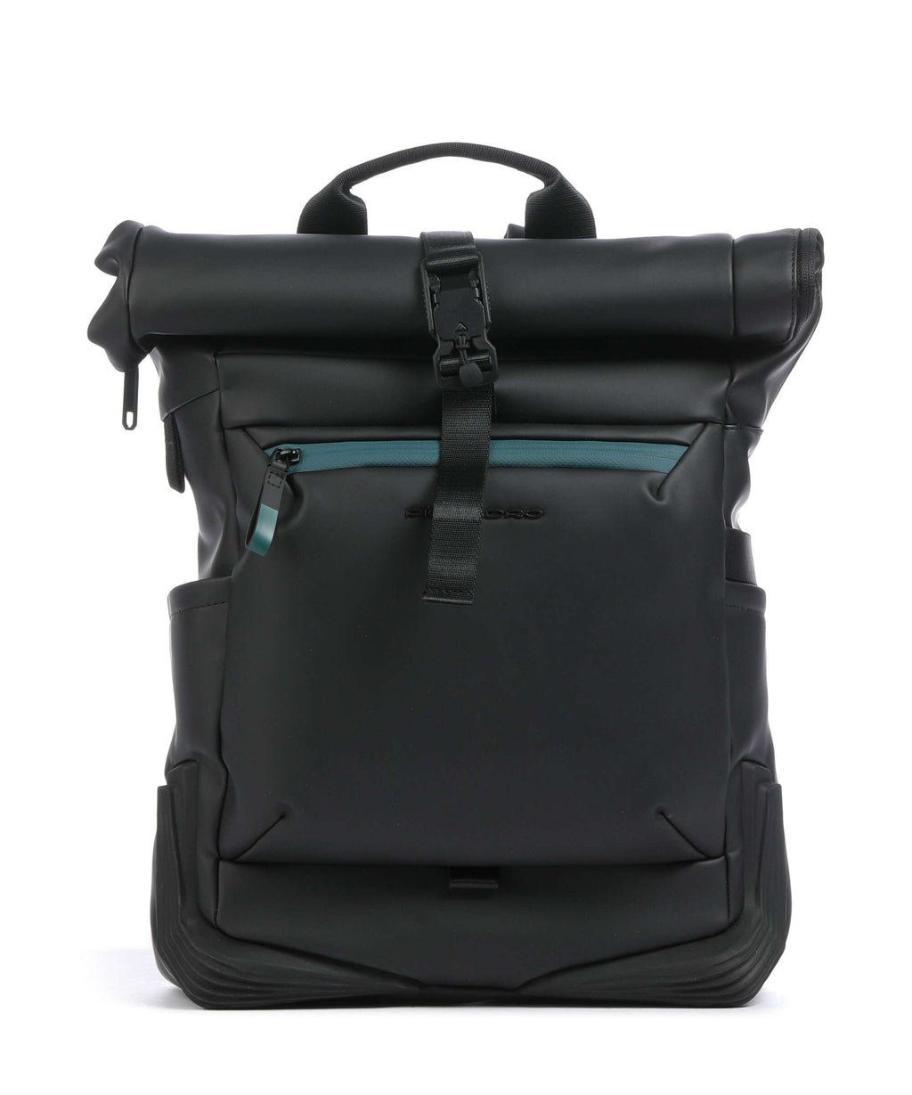 Piquadro Corner 2.0 Rolltop backpack nero