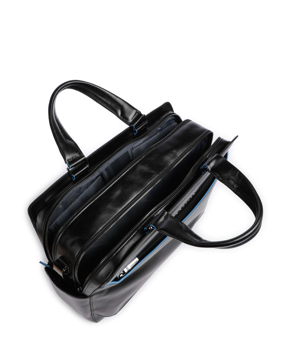 Piquadro Blue Square Briefcase nero
