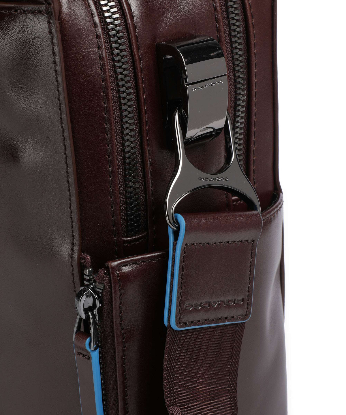 Piquadro Blue Square Briefcase mogano