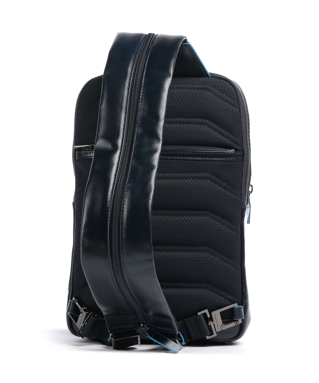 Piquadro Blue Square Sling bag blu notte