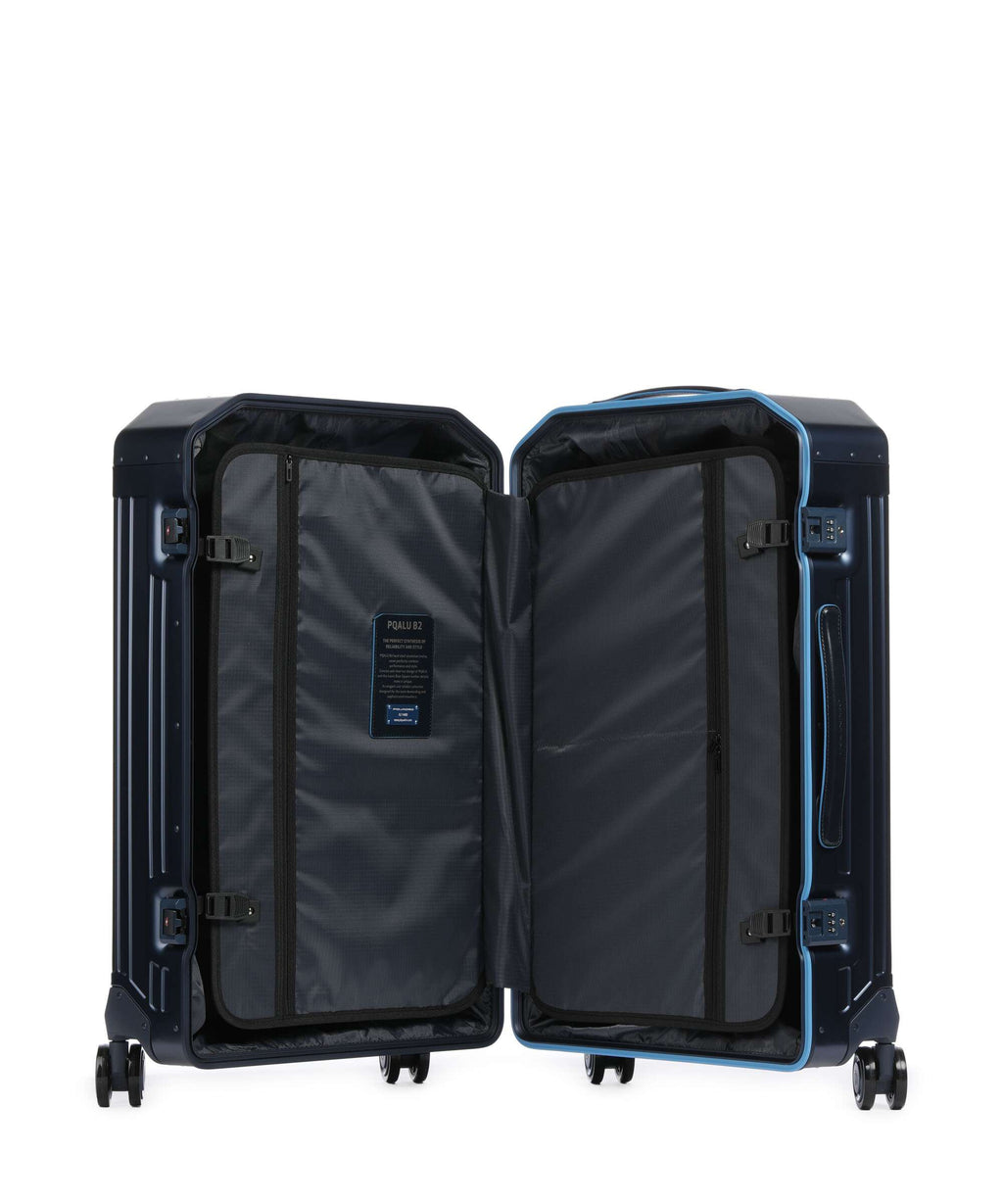 Piquadro PQ-Alub Spinner (4 wheels) blu notte