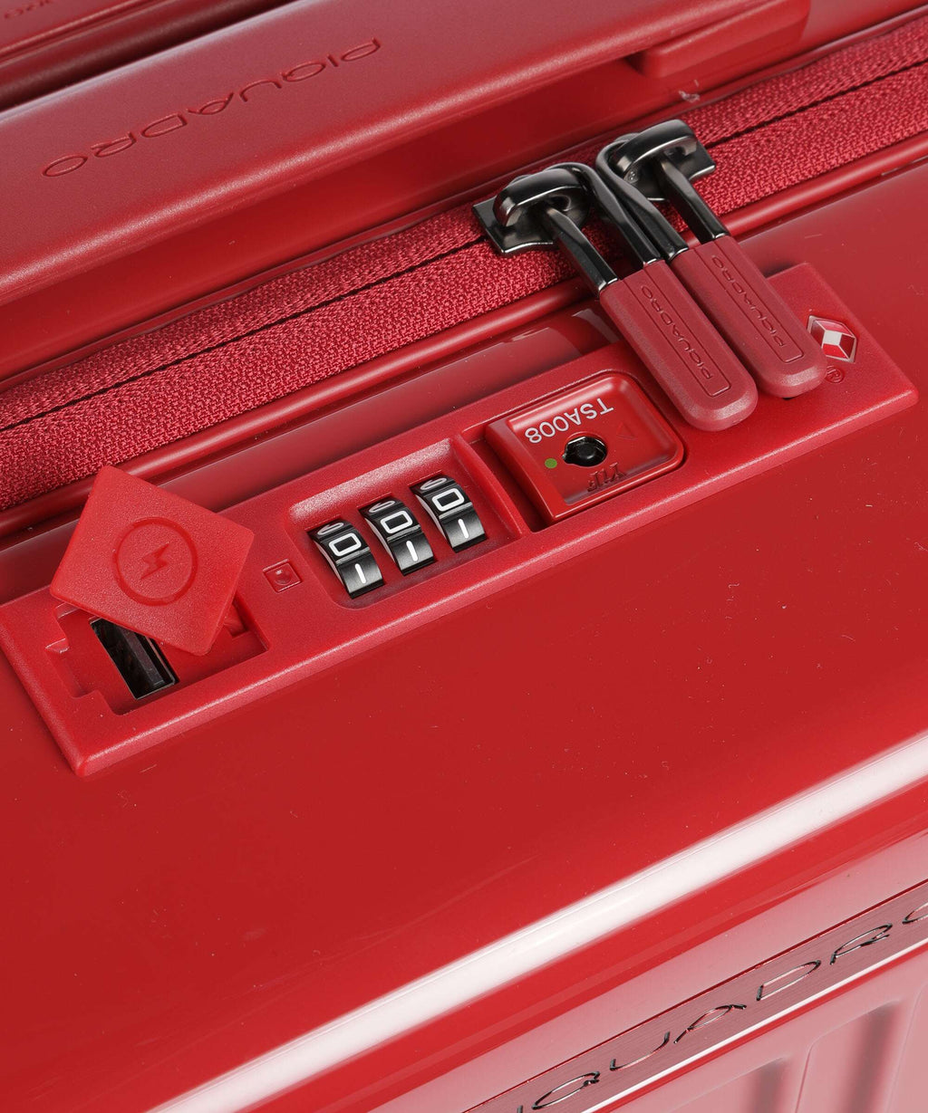 Piquadro Spinner (4 wheels) red