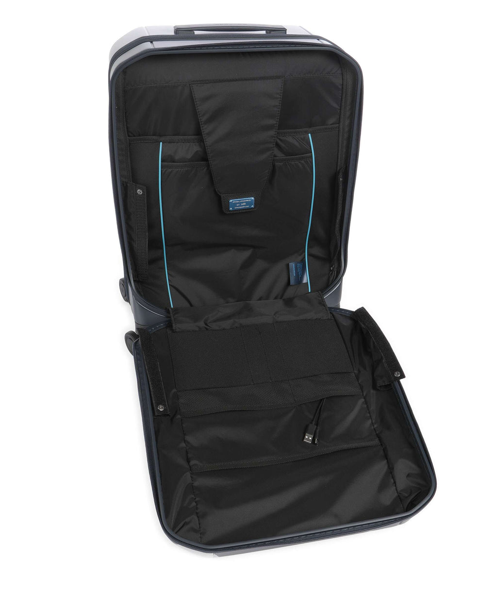 Piquadro PQ Light Spinner (4 wheels) mat blue
