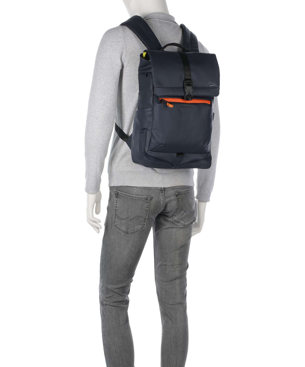 Piquadro Corner Special Backpack blue